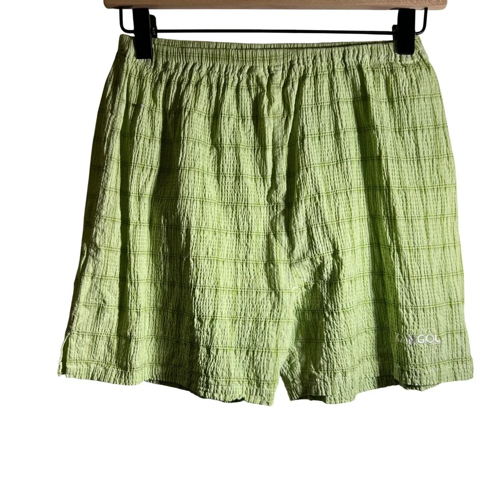 Kangol Sport Jinbei Kimono Lounge Set in Lime Green, Japanese Youth Size 150